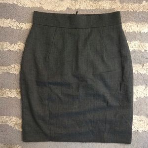 H&M Black and White Work Skirt Size 8